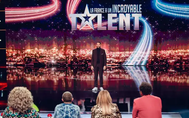 Sur le plateau de « La France a un incroyable talent » sur M6